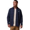 Columbia Men’s Rapid Rivers Ii Long Sleeve Shirt(Collegiate Navy Tattersall)
