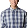 Columbia Men’s Rapid Rivers Ii Long Sleeve Shirt(Dark Mountain Soft Ombre)