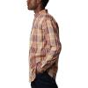 Columbia Men’s Rapid Rivers Ii Long Sleeve Shirt(Flame Orange Multi Plaid)