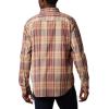 Columbia Men’s Rapid Rivers Ii Long Sleeve Shirt(Flame Orange Multi Plaid)
