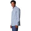 Columbia Men’s Rapid Rivers Ii Long Sleeve Shirt(Mountain Blue Everyday Gingham)