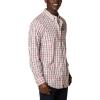 Columbia Men’s Rapid Rivers Ii Long Sleeve Shirt(Mountain Red Multi Gingham)
