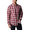Columbia Men’s Rapid Rivers Ii Long Sleeve Shirt(Mountain Red Soft Ombre)