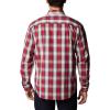 Columbia Men’s Rapid Rivers Ii Long Sleeve Shirt(Mountain Red Soft Ombre)