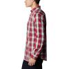 Columbia Men’s Rapid Rivers Ii Long Sleeve Shirt(Mountain Red Soft Ombre)