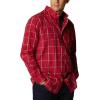 Columbia Men’s Rapid Rivers Ii Long Sleeve Shirt(Mountain Red Tartan Grid)