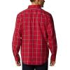 Columbia Men’s Rapid Rivers Ii Long Sleeve Shirt(Mountain Red Tartan Grid)