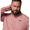 Columbia Men’s Rapid Rivers Ii Long Sleeve Shirt(Mtn Red Trail Crossing Gingham)