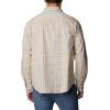 Columbia Men’s Rapid Rivers Ii Long Sleeve Shirt(Raw Honey Everyday Gingham)