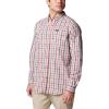 Columbia Men’s Rapid Rivers Ii Long Sleeve Shirt(Sail Red Everyday Gingham)