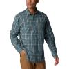 Columbia Men’s Rapid Rivers Ii Long Sleeve Shirt(Shark Everyday Gingham)