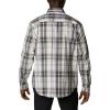 Columbia Men’s Rapid Rivers Ii Long Sleeve Shirt(Shark Multi Plaid)