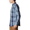 Columbia Men’s Rapid Rivers Ii Long Sleeve Shirt(Spring Blue Multi Plaid)