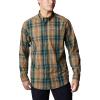 Columbia Men’s Rapid Rivers Ii Long Sleeve Shirt(Spruce 2 Multi Plaid)