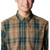 Columbia Men’s Rapid Rivers Ii Long Sleeve Shirt(Spruce 2 Multi Plaid)