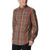 Columbia Men’s Rapid Rivers Ii Long Sleeve Shirt(Stone Green 2 Multi Plaid)
