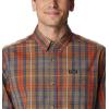 Columbia Men’s Rapid Rivers Ii Long Sleeve Shirt(Stone Green 2 Multi Plaid)