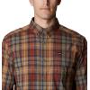 Columbia Men’s Rapid Rivers Ii Long Sleeve Shirt(Stone Green Multi Plaid)