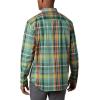Columbia Men’s Rapid Rivers Ii Long Sleeve Shirt(Thyme Green Oversize Plaid)