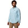 Columbia Men’s Rapid Rivers Ii Long Sleeve Shirt(Vintage Blue Falls Plaid)