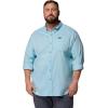 Columbia Men’s Rapid Rivers Ii Long Sleeve Shirt(Vintage Blue Oxford)