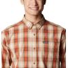 Columbia Men’s Rapid Rivers Ii Long Sleeve Shirt(Warm Copper Soft Ombre)