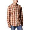 Columbia Men’s Rapid Rivers Ii Long Sleeve Shirt(Warm Copper Soft Ombre)