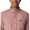 Columbia Men’s Rapid Rivers Ii Long Sleeve Shirt(Warp Red Oxford)