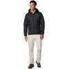 Columbia mens Delta Ridge II Down Hooded Jacket(Black)