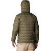 Columbia mens Delta Ridge II Down Hooded Jacket(Stone Green)