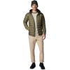Columbia mens Delta Ridge II Down Hooded Jacket(Stone Green)