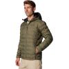 Columbia mens Delta Ridge II Down Hooded Jacket(Stone Green)