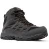 Columbia Men’s Crestwood Mid Waterproof Hiking Boots(Black/Charcoal)