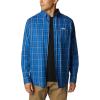 Bright Indigo Tartan Grid