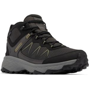 Columbia Men’s Peakfreak Rush Mid Outdry Hiking Shoes(Dark Grey/Stone Green)