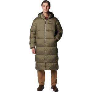 Columbia Mens Puffect Long Parka(Stone Green)