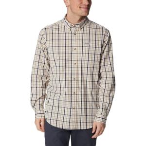 Columbia Men’s Rapid Rivers Ii Long Sleeve Shirt(Ancient Fossil Gingham)