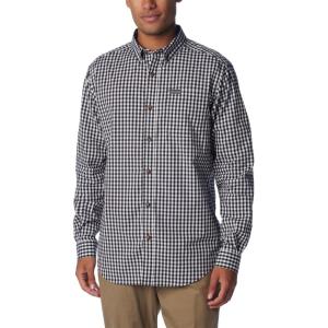 Columbia Men’s Rapid Rivers Ii Long Sleeve Shirt(Black Everyday Gingham)