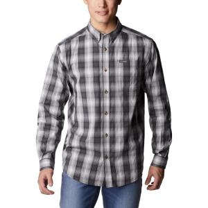 Columbia Men’s Rapid Rivers Ii Long Sleeve Shirt(Black Soft Ombre)