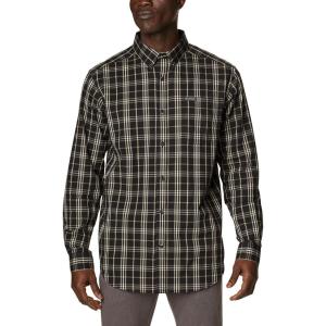 Columbia Men’s Rapid Rivers Ii Long Sleeve Shirt(Black Tartan Grid)