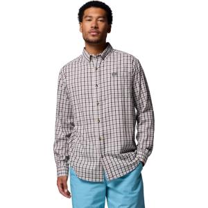 Columbia Men’s Rapid Rivers Ii Long Sleeve Shirt(Black Trail Crossing Gingham)