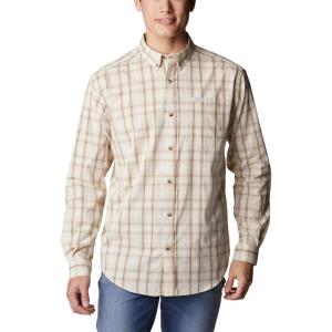 Columbia Men’s Rapid Rivers Ii Long Sleeve Shirt(Chalk Soft Ombre)
