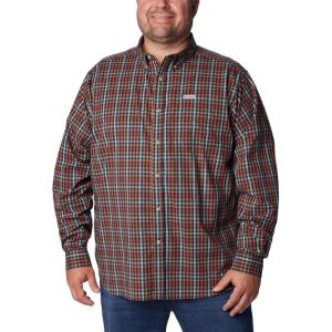 Columbia Men’s Rapid Rivers Ii Long Sleeve Shirt(Collegiate Navy 2 Everyday Gingham)