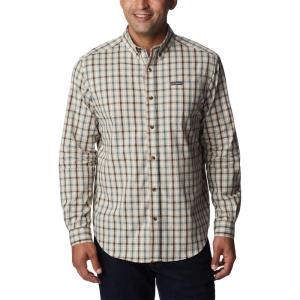 Columbia Men’s Rapid Rivers Ii Long Sleeve Shirt(Cordovan Multi Gingham)