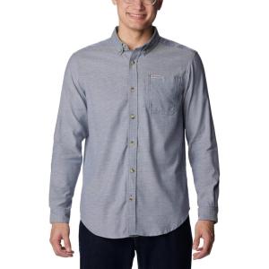 Columbia Men’s Rapid Rivers Ii Long Sleeve Shirt(Dark Mountain Oxford)