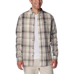 Columbia Men’s Rapid Rivers Ii Long Sleeve Shirt(Flint Grey Multi)