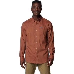 Columbia Men’s Rapid Rivers Ii Long Sleeve Shirt(Spice Oxford)
