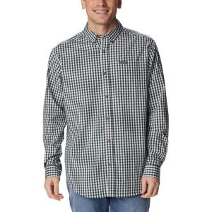 Columbia Men’s Rapid Rivers Ii Long Sleeve Shirt(Spruce Gingham)