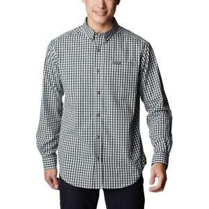Columbia Men’s Rapid Rivers Ii Long Sleeve Shirt(Spruce Multi Gingham)