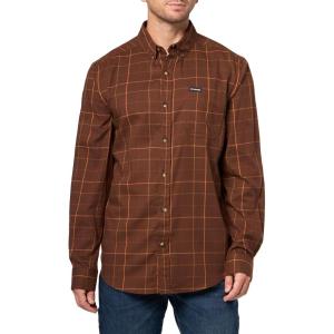 Columbia Men’s Rapid Rivers Ii Long Sleeve Shirt(Tobacco Tattersall)